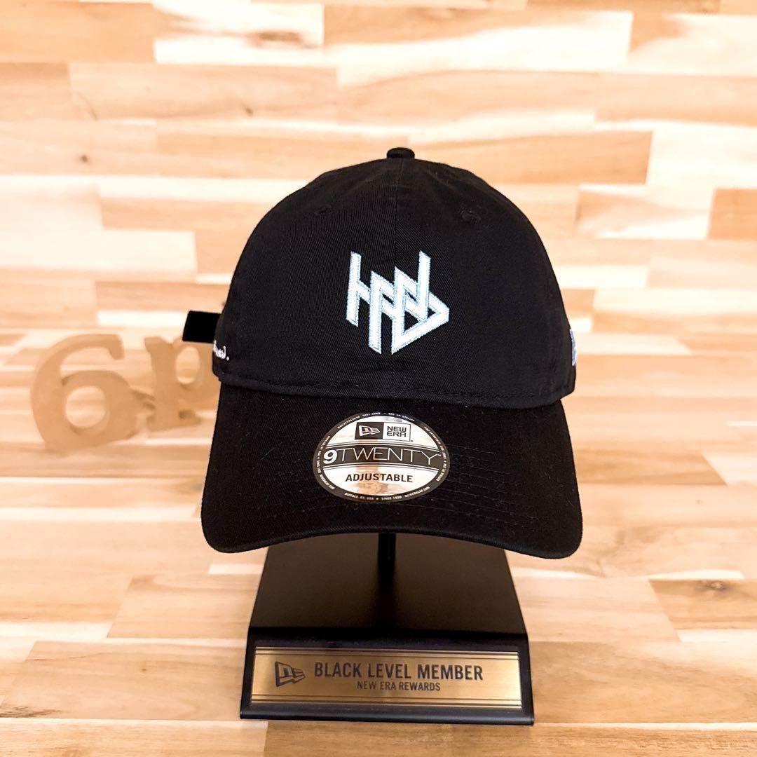 初期 ニューエラ×羽田空港 コラボ オリジナル ロゴ キャップ 黒×白