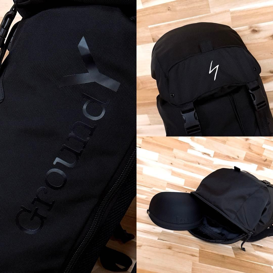 超激レア/廃番【ニューエラ×グラウンドワイ】限定コラボ Yロゴ リュック 黒×白 超激レア【ニューエラ×グラウンドワイ】限定コラボ Yロゴ リュック 黒