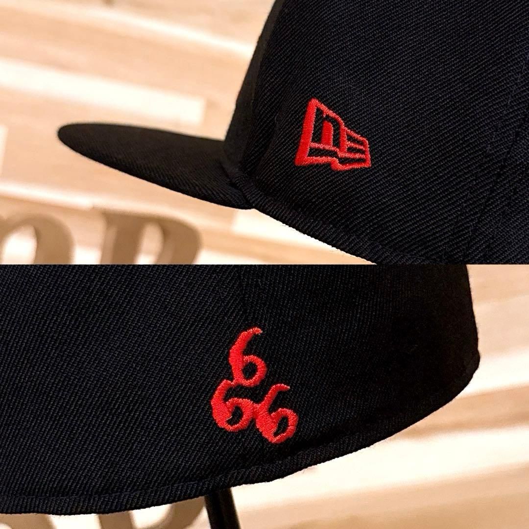 激レア【ニューエラ×オーメン】限定コラボ キャップ FOX ホラー映画 黒