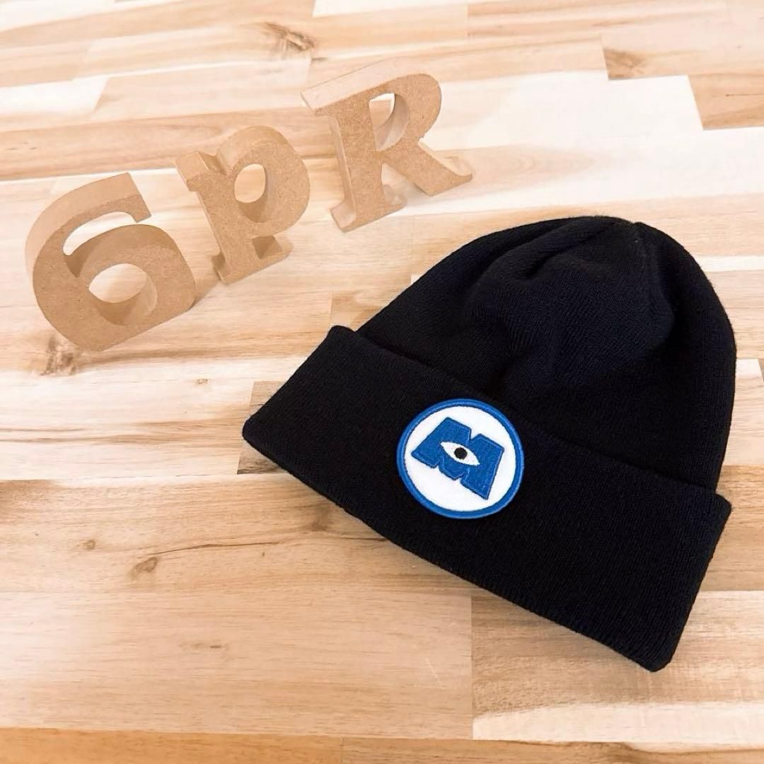 激 ニューエラ×モンスターズインク コラボ ワッペン ニット帽 黒