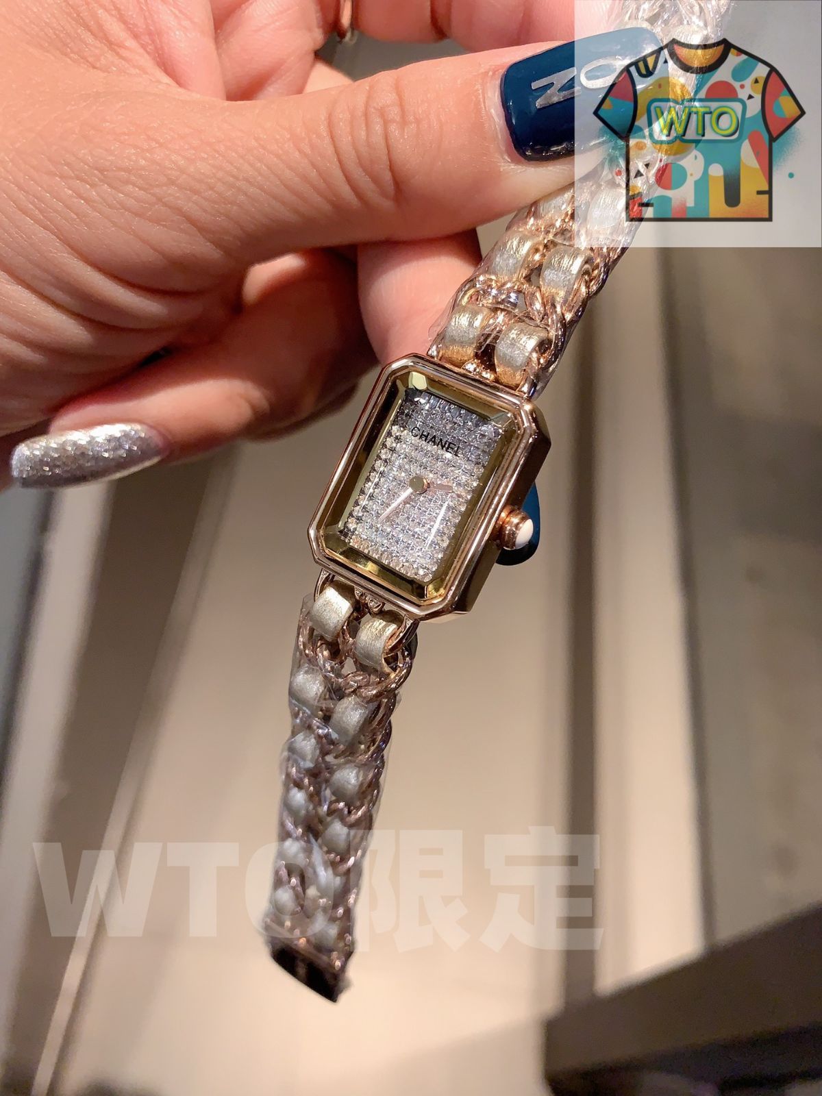 腕時計 ダイヤモンドで満たされた文字盤-WTO輸入2