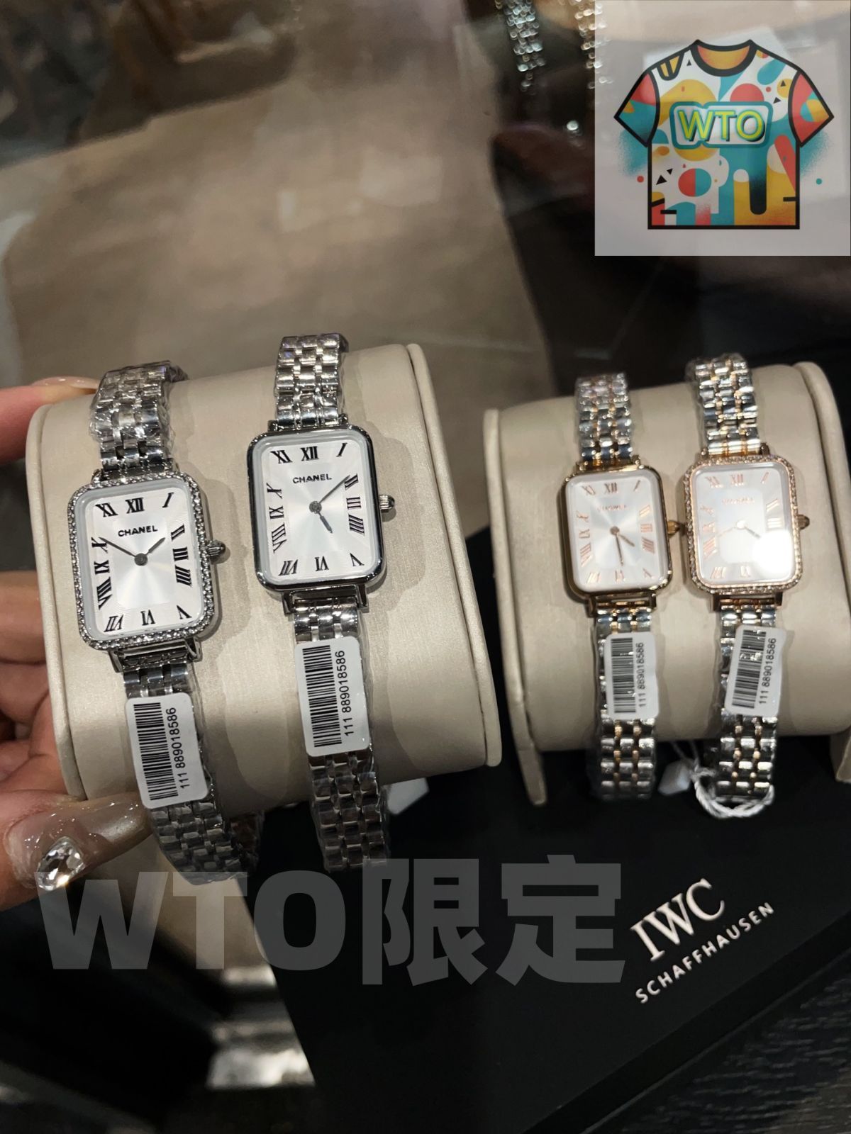 今日 Chanel シャネル ケース表面の四角いリングはガラス電気めっきを採用 WTO輸入2