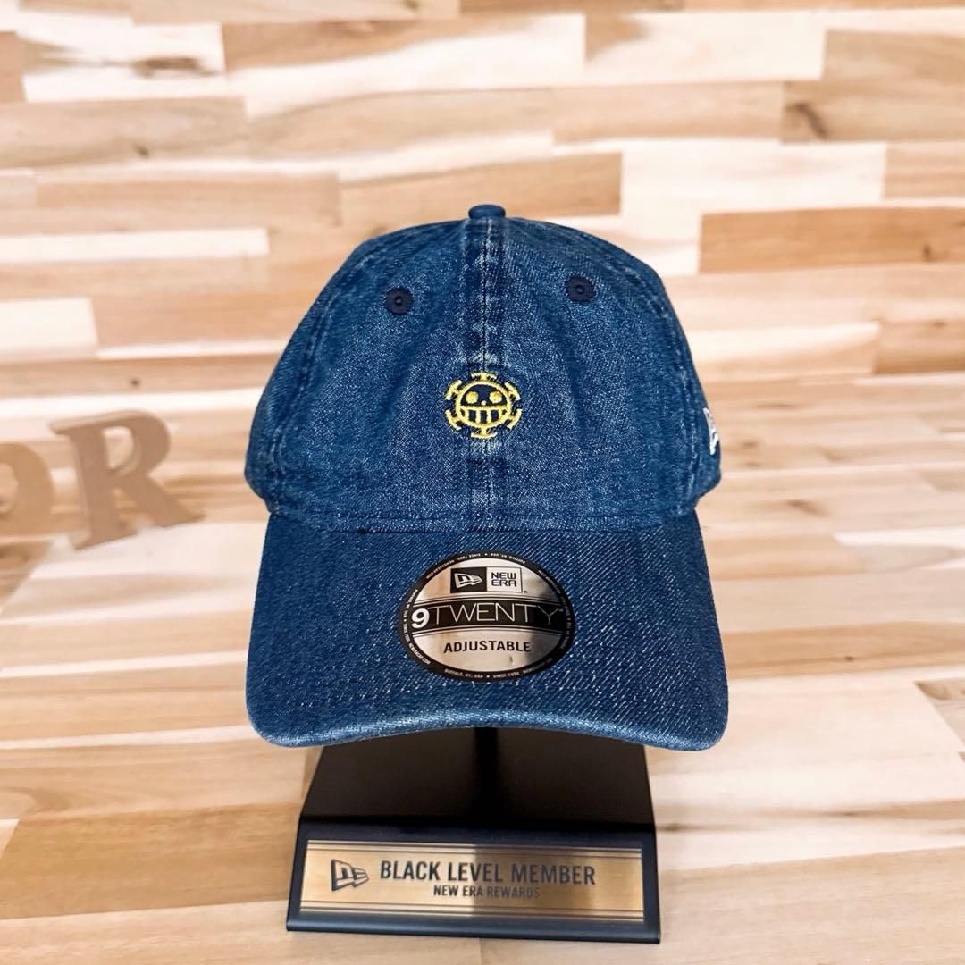 激 ニューエラ×ワンピース コラボ ロー デニム キャップ 紺