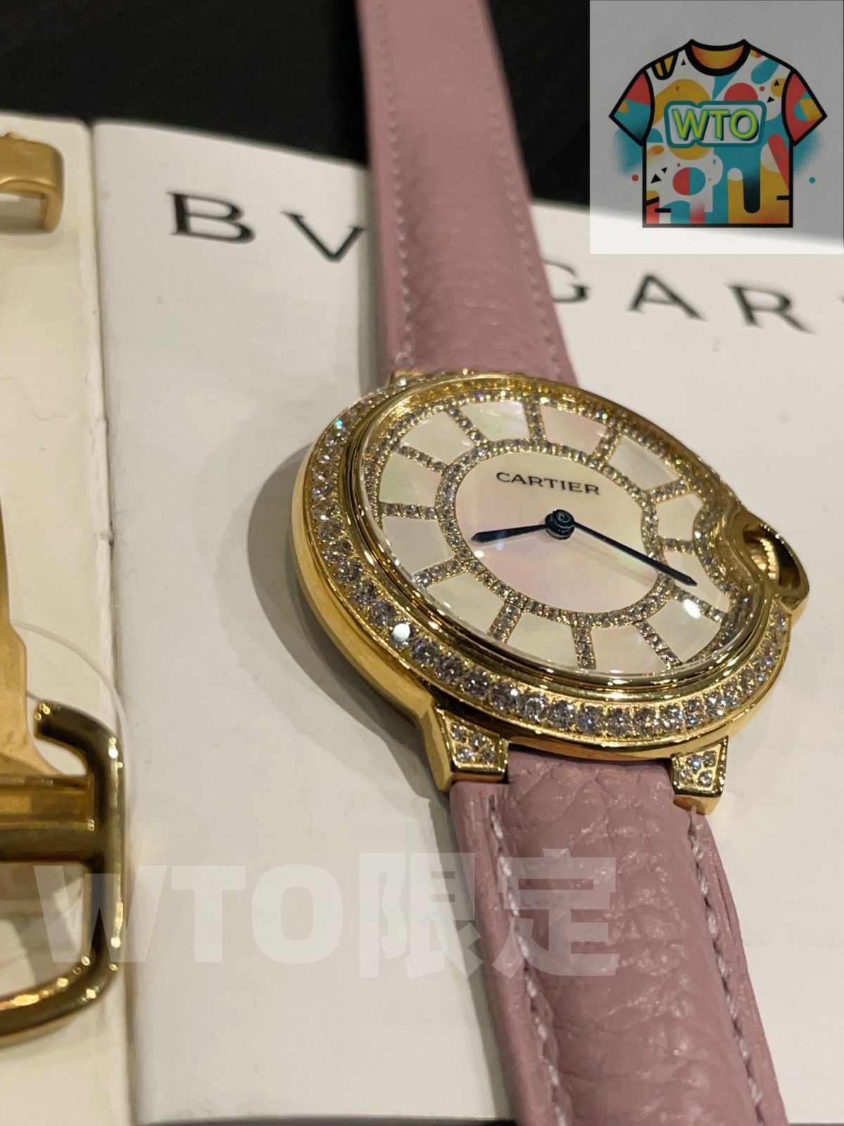  今日 Cartier カルティエ ブルーバルーン デ スワロフスキークリスタルダイヤモンドを文字盤に使用 WTO輸入2 腕時計(デジタル) 時計