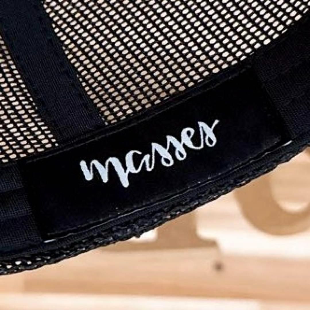 マシス ポークチョップ コラボ メッシュキャップ アメリカン 黒 デート服 ベースボールキャップ 