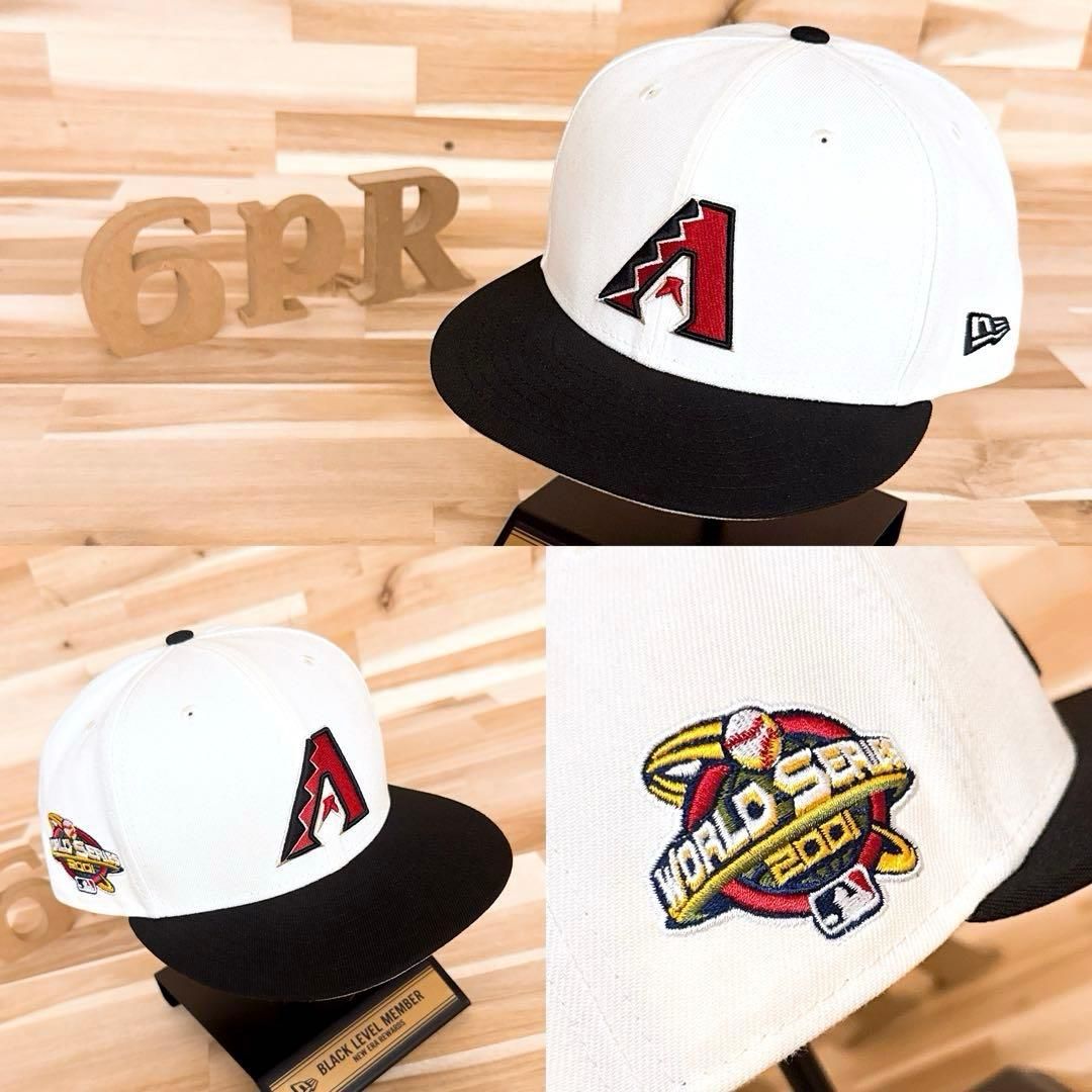 ニューエラ×ダイヤモンドバックス WS2001 キャップ オフホワイト×黒