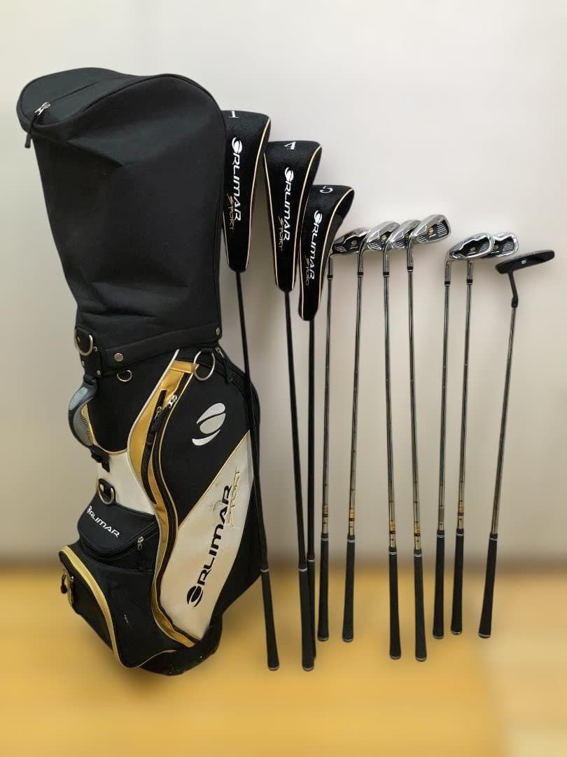 左利き用 レフティ ORLIMAR ゴルフクラブセット メンズ ドライバー FW アイアン パター キャディバッグ 向け 251115-5