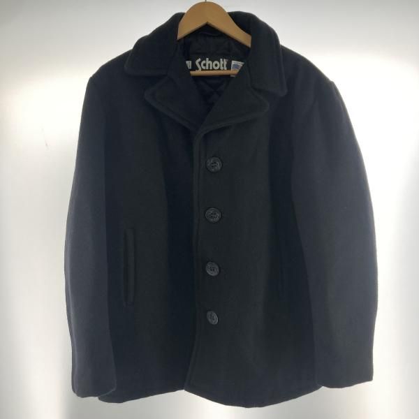 SCHOTT ピーコート サイズ40 ブラック ショット 19