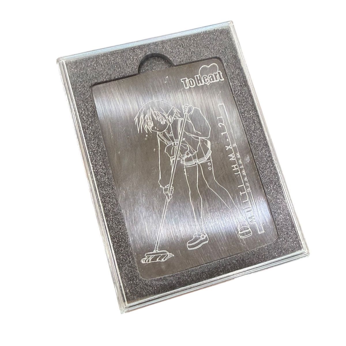 ◇To Heart◇メタルカード 初版 6枚 Leaf 1998 MADE IN JAPAN 中古