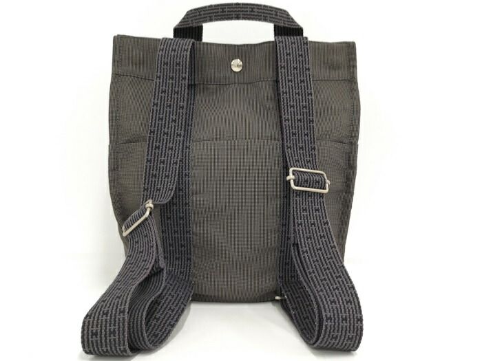 HERMES エールラインアドMM リュックサック ショップ キャンバス