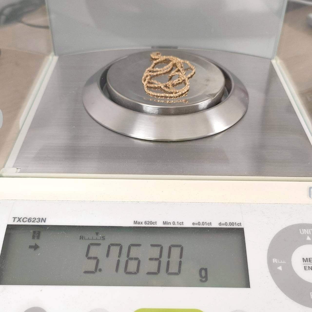  18金 K 18 男女兼用 2連編込みネックレス 5.76ｇ 45.5㎝ D 580 ネックレス アクセサリー