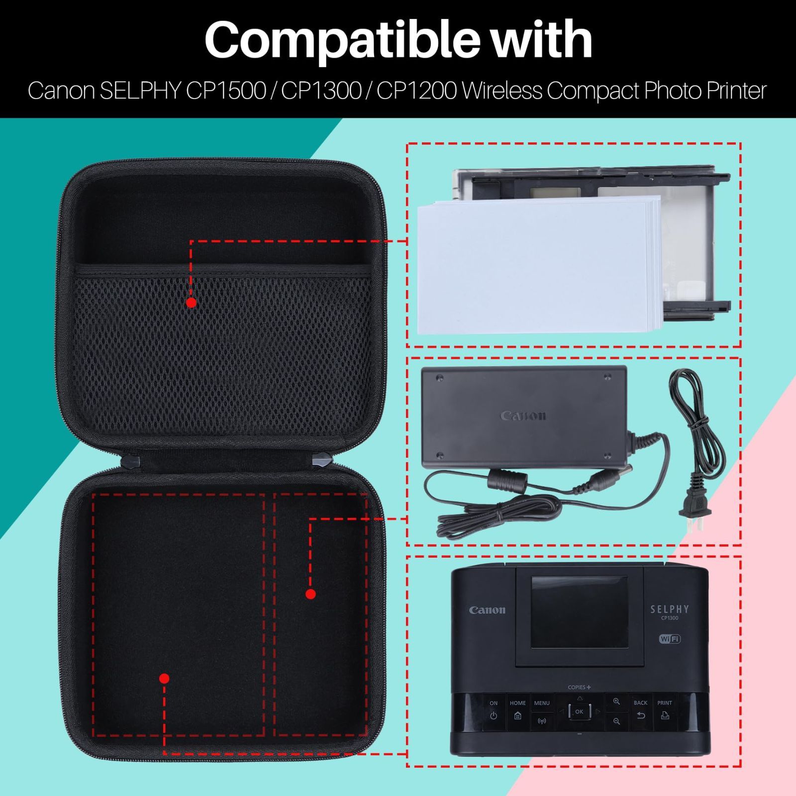 PC周辺機器 【特価商品】Lebakort収納ケースと互換性のあるCanon