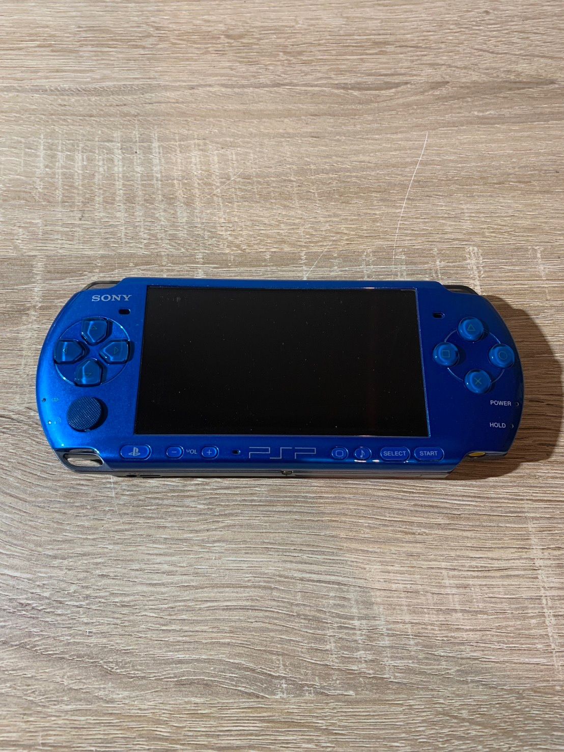 6499 PlayStation ポータブル PSP 3000 バイブラントブルー 動作 済み