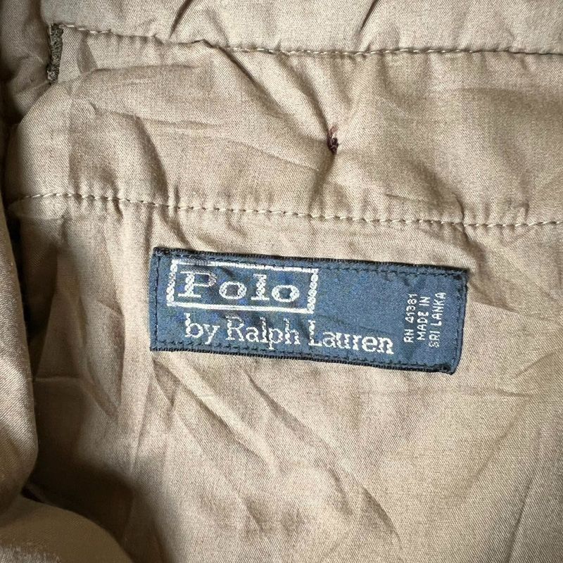 90s POLO RALPH LAUREN 2タック 太畝 コーデュロイ パンツ 34 32 / 90