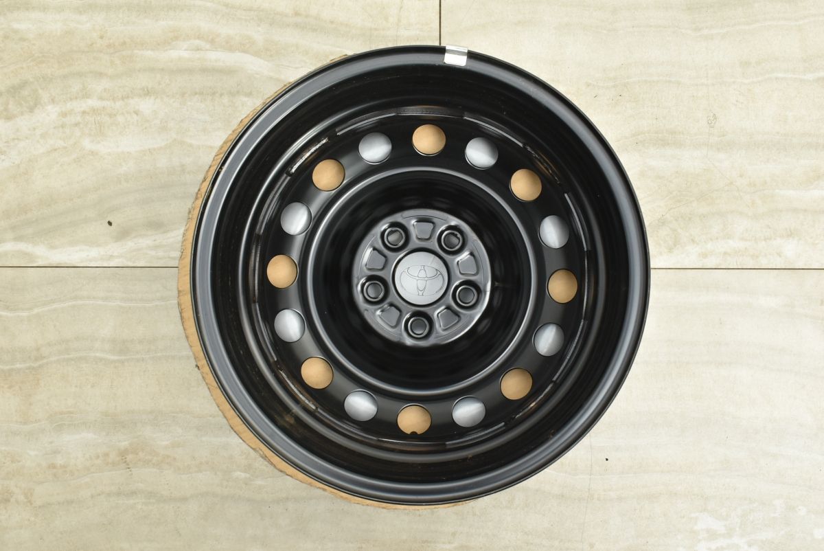  新車外し トヨタ 10 シエンタ 15 in 5 J 40 PCD 100 4本セット ホイールキャップ付属 スタッドレス用 170系 流用も 15インチ ホイール
