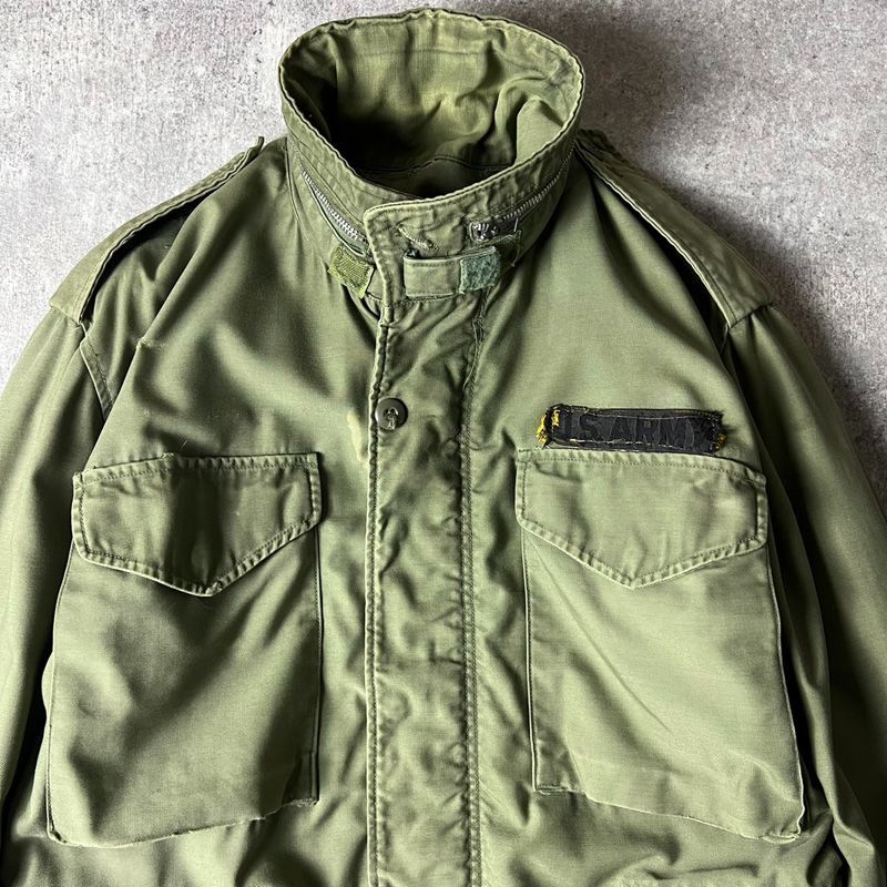 雰囲気系 60s 70s US ARMY 米軍実物 M-65 フィールド ジャケット