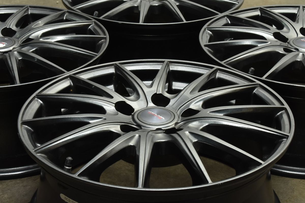 スタッドレス用等に Weds VELVA 16 in 6 5 J 40 PCD 114 3 4本セット 交換用に アルファード ヴェルファイア カローラクロス セレナ