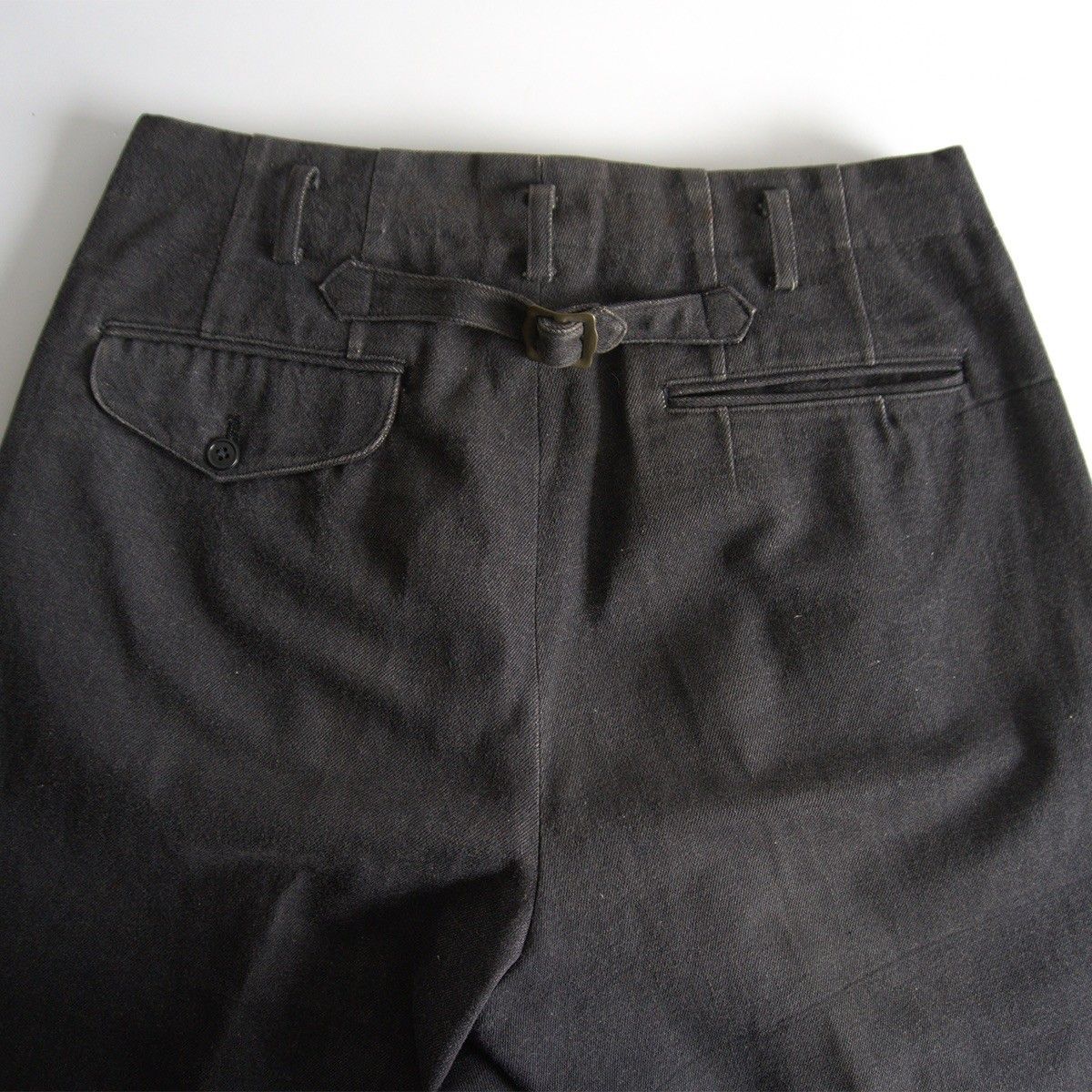 【美品】ワイズ フォーメン　ワイド スラックス　シワギャバ　2タック　90s Y's for man ワイドスラックス 中古】ワイズフォーメン Ys for men 90S