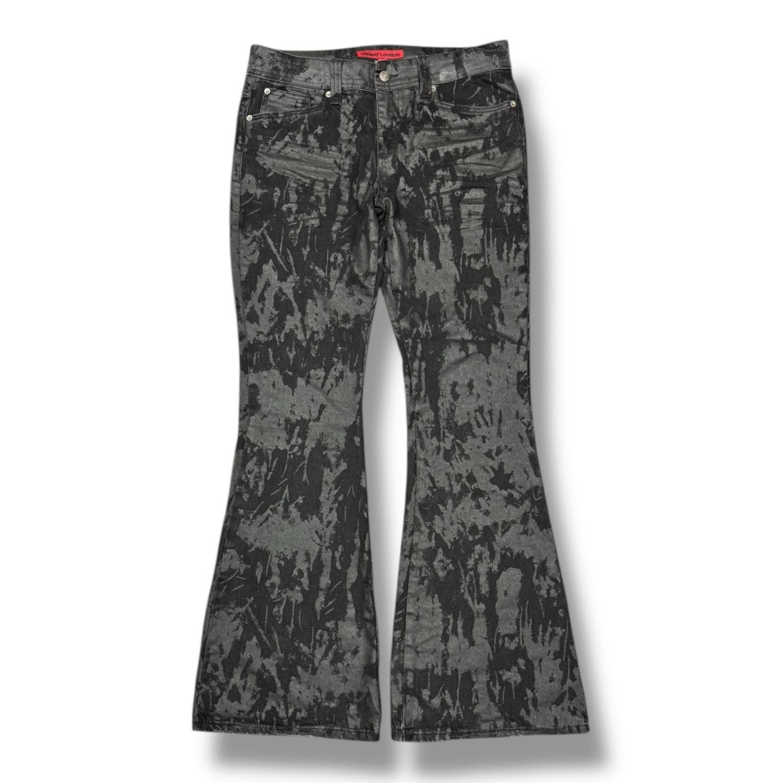 参考上代19400円 Jaded London 25AW Wax Coated Drift Jeans ワックス 