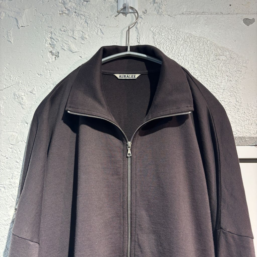 AURALEE オーラリー 24AW SUPER HIGH GAUDE SWEAT ZIP BLOUSON ジップ