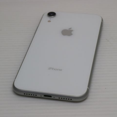 新品同様 SIMフリー iPhoneXR 128GB ホワイト スマホ 白ロム 即日発送