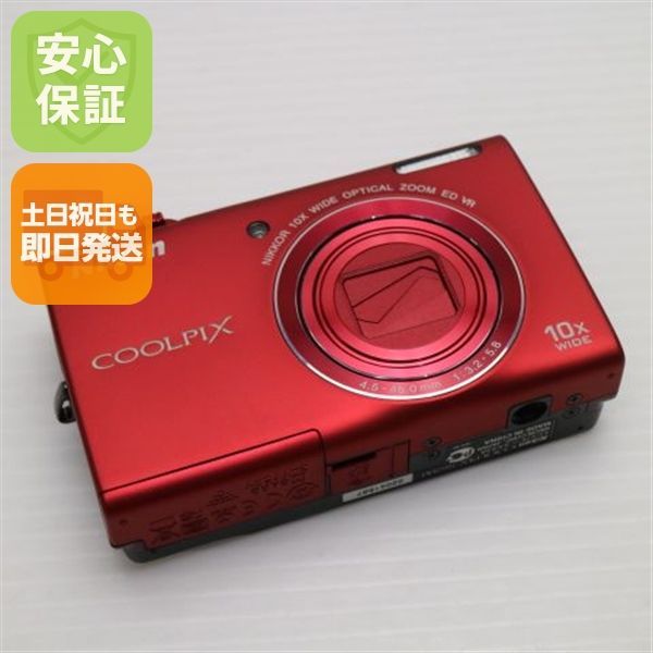 COOLPIX S 6200 ブリリアントレッド デジカメ Nikon デジタルカメラ 本体 05000
