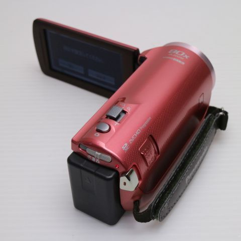 超 HC-V520M ピンク花柄 デジタルビデオカメラ Panasonic 本体 土日祝発送OK 05000