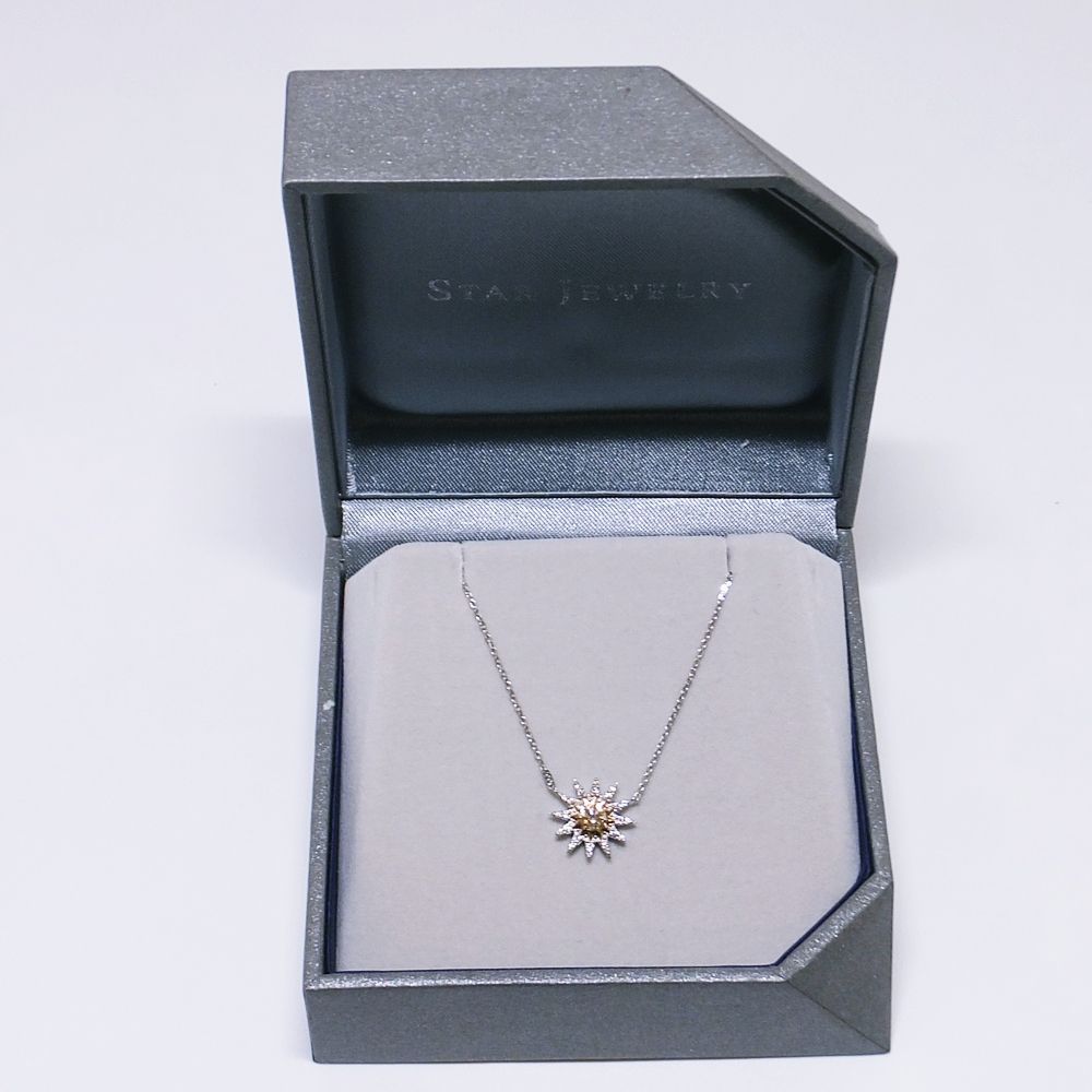 STAR JEWELRY【スタージュエリー】 サンバーストネックレス - メルカリ