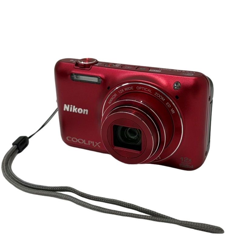 Nikon ニコン コンパクトデジタルカメラ COOLPIX S6600 ボディのみ レッド 動作 済み 品 22511K176
