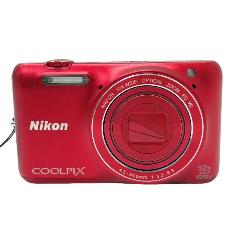 Nikon ニコン コンパクトデジタルカメラ COOLPIX S6600 ボディのみ レッド 動作 済み 品 22511K176