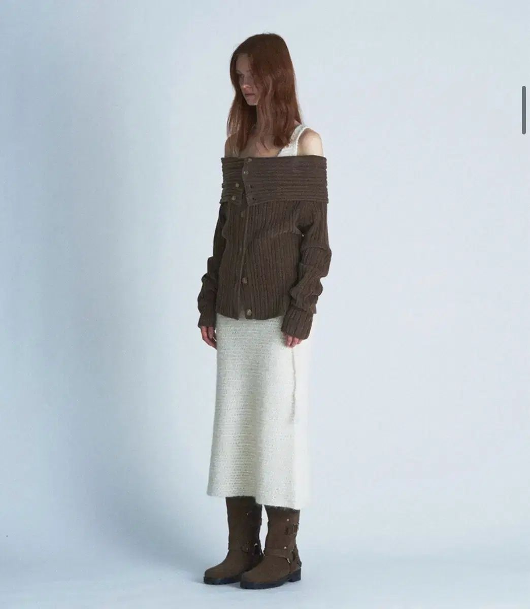 Verso Velour オフショルダー