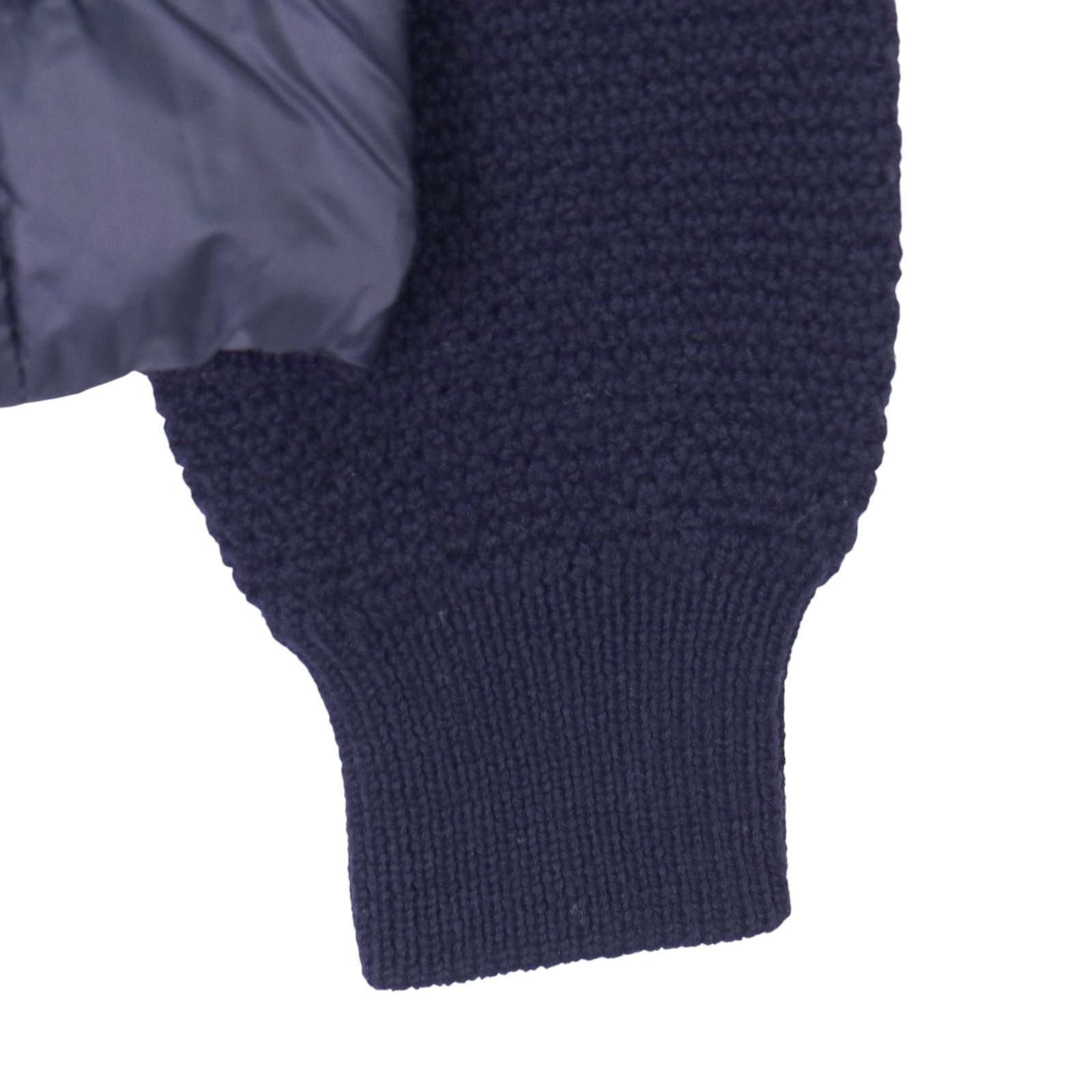 ダウンニットコンビジャケット