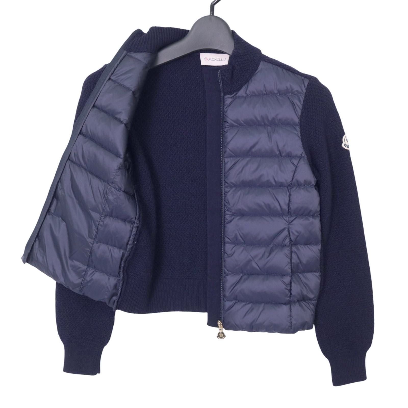  MONCLER モンクレール ダウンニットコンビジャケット キッズ 140 その他 ジャケット ブルゾン