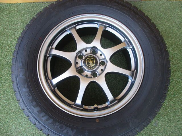 み GB 195 65 R 15 スタッドレスタイヤ４本SET プリウス ウィッシュ プレミオ アリオン