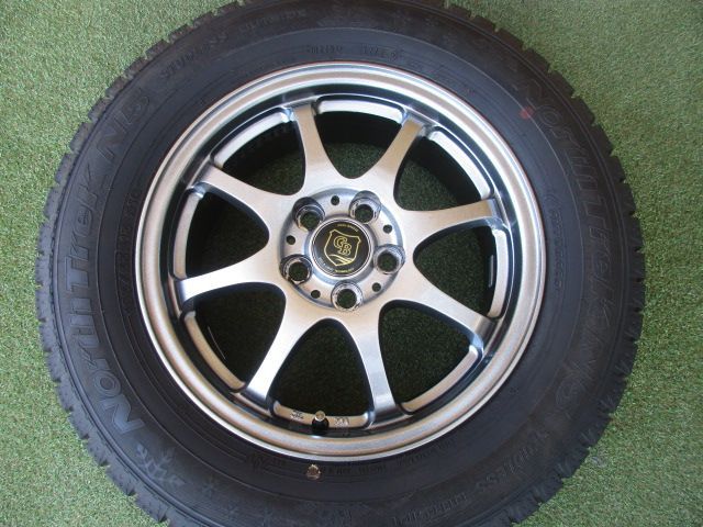 み GB 195 65 R 15 スタッドレスタイヤ４本SET プリウス ウィッシュ プレミオ アリオン