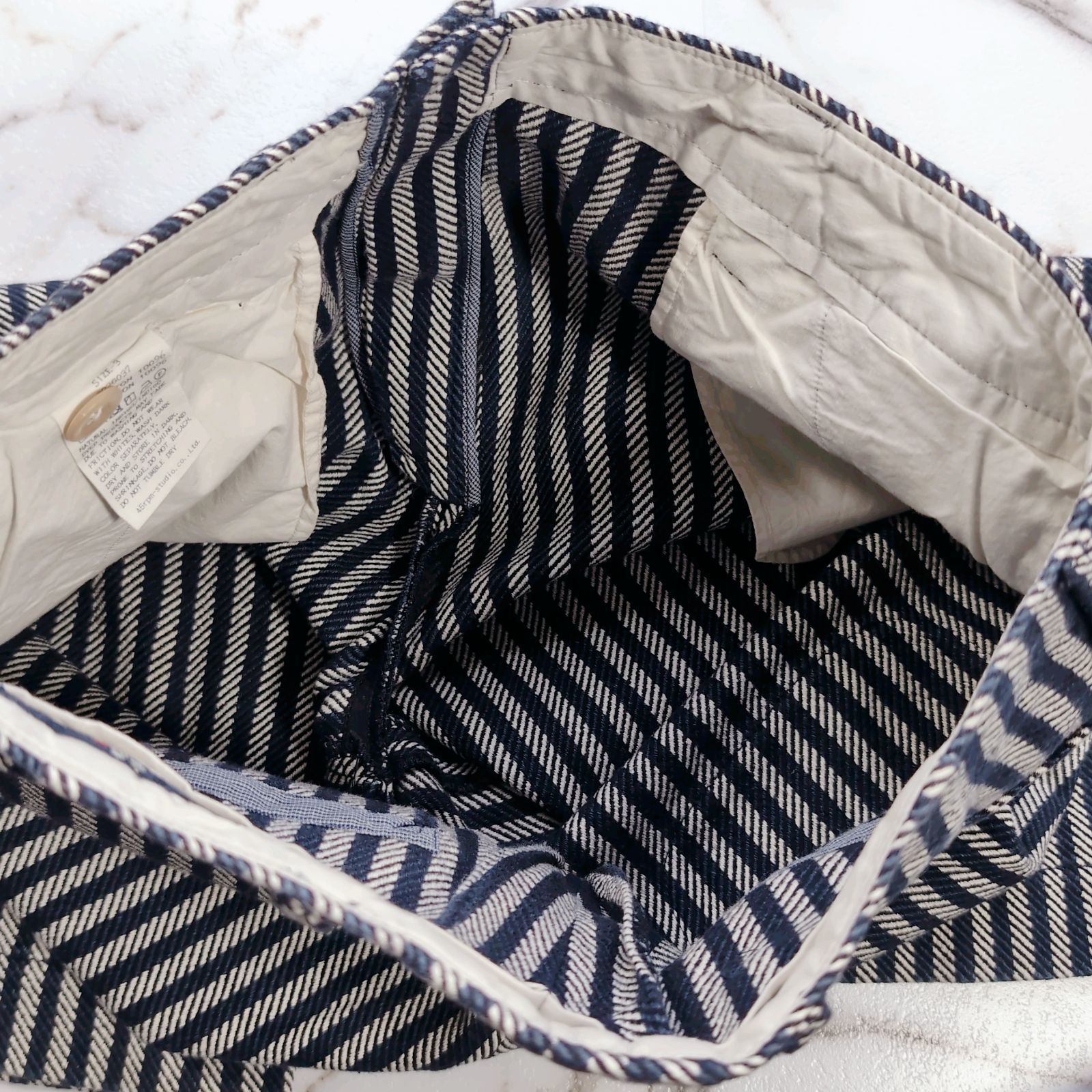  45 r カルゼヒッコリーパンツ 藍染 インディゴ ワイド 3 L 綿 ワイドパンツ イージーパンツ パンツ