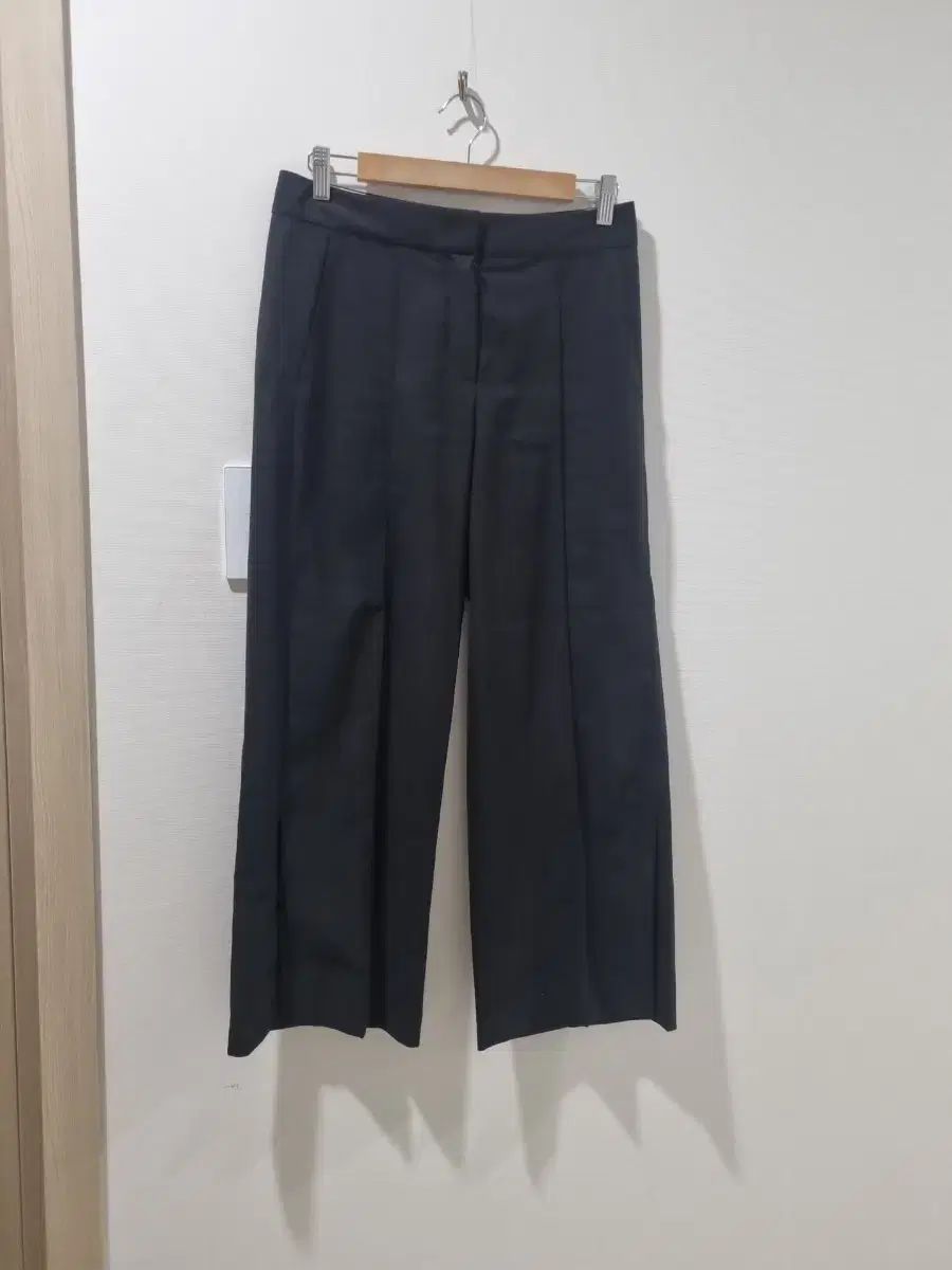 ハンサム SYSTEM ブラック ワイド ズボン