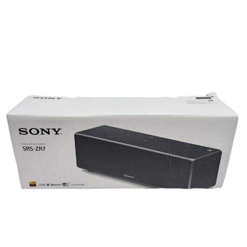  SONY ソニー ワイヤレススピーカー SRS ZR 7 ブラック 2018年製 家電 電化製品 ワイヤレススピーカー スピーカー ウーファー