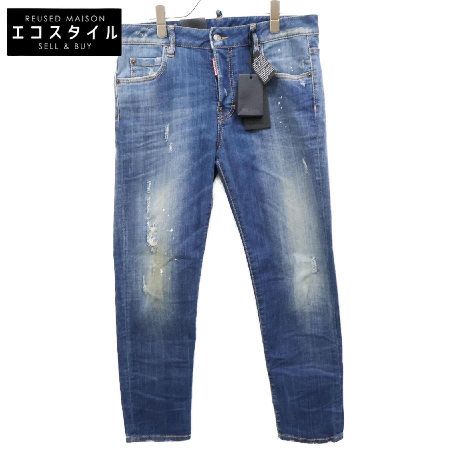 DSQUARED2 ディースクエアード 14年 S75LA0485 S30342 デニムパンツ 42