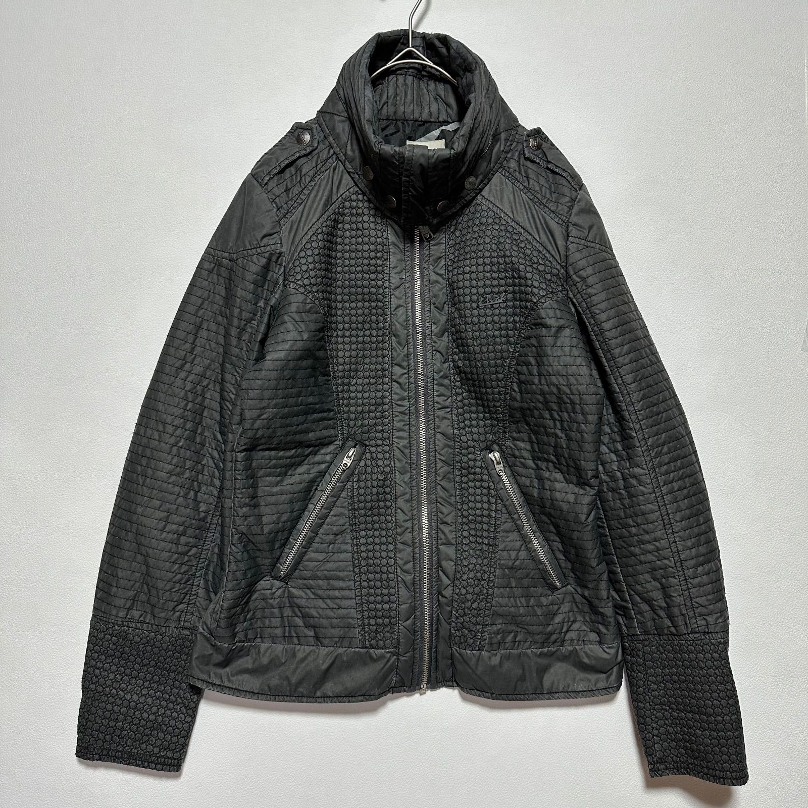 DIESEL ディーゼル ジャケット Sサイズ Y2K ダメージ加工 ステッチ 