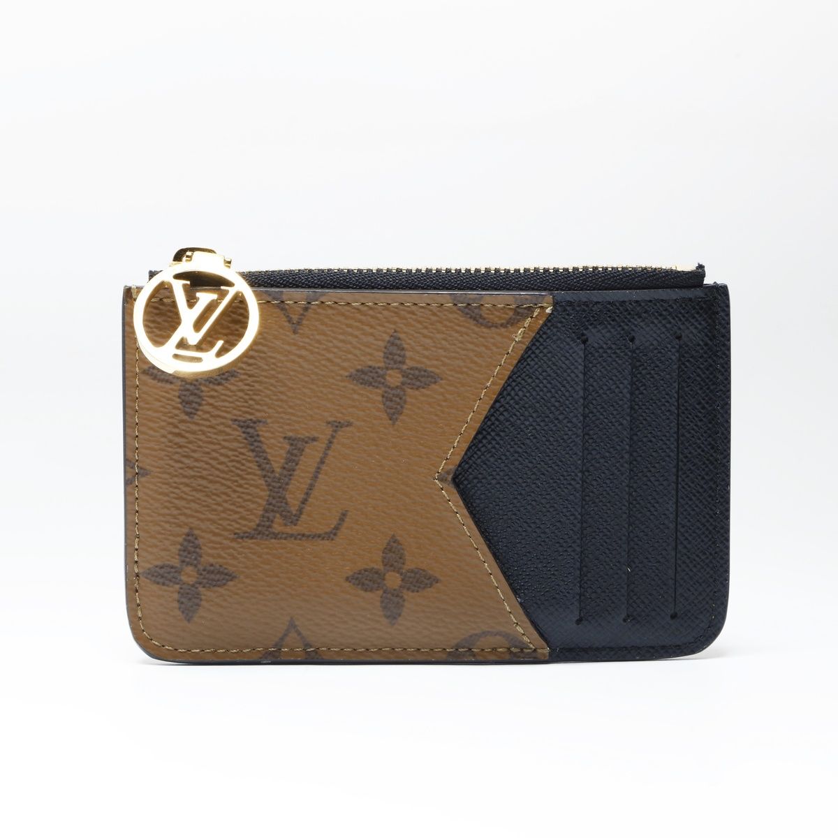 LOUIS VUITTON ルイ ヴィトン コインケース ポルト カルト ロミー モノグラム リバース