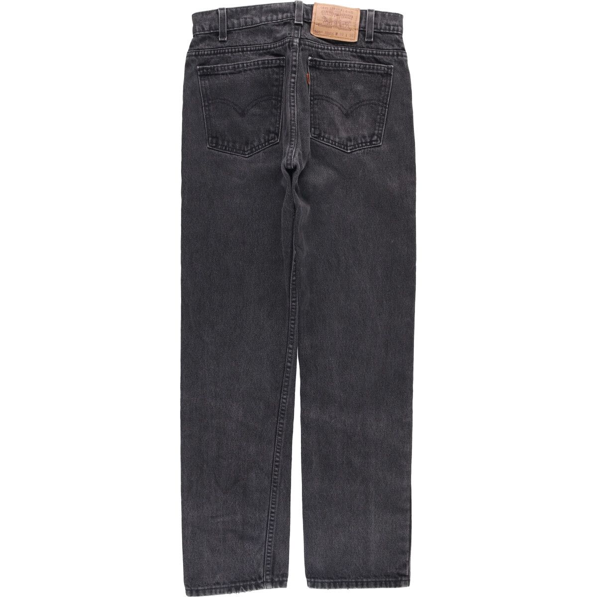 古着 90年代 リーバイス Levi s 505 4159 オレンジタブ ブラックデニム テーパードデニムパンツ メンズw 29相当 evb 030292