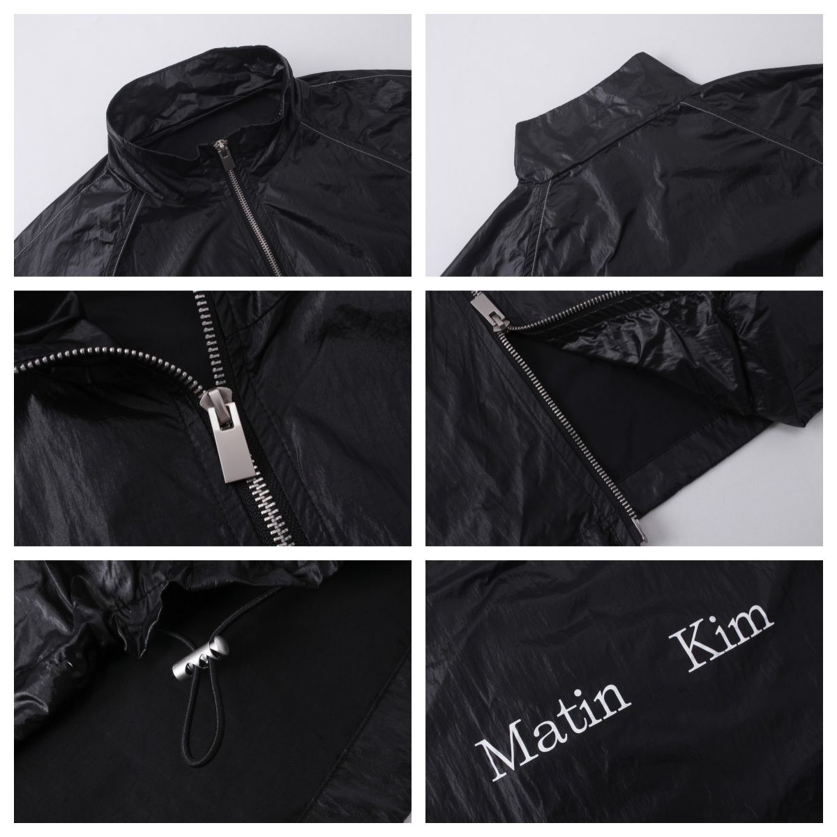 MATIN KIM コーティング ジャンパー LOGO COATING JUMPER 4色展開