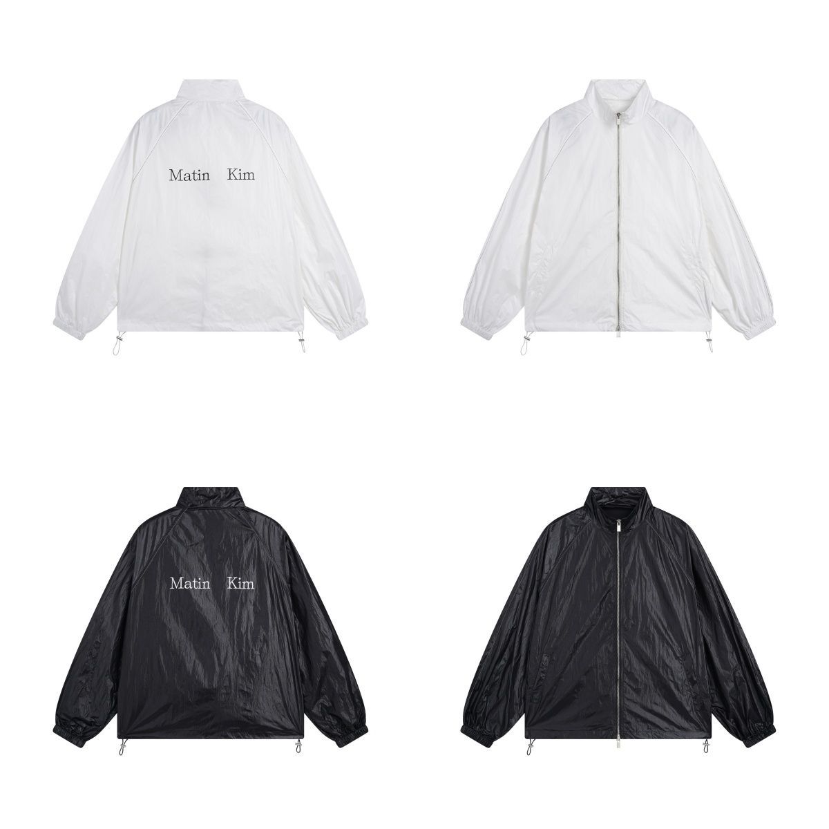 MATIN KIM コーティング ジャンパー LOGO COATING JUMPER 4色展開