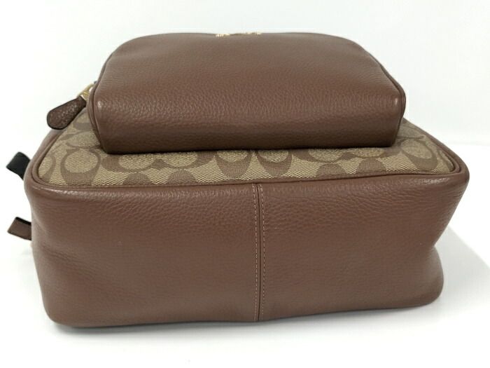 COACH リュックサック シグネチャー ブラウン D2221