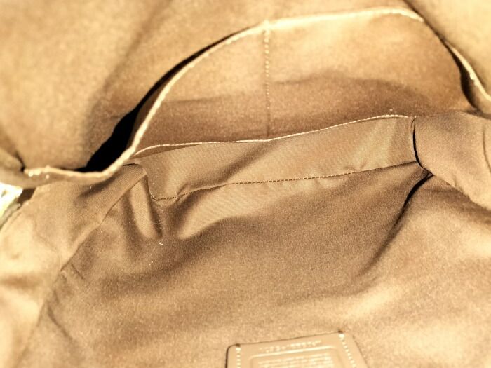 COACH リュックサック シグネチャー ブラウン D2221