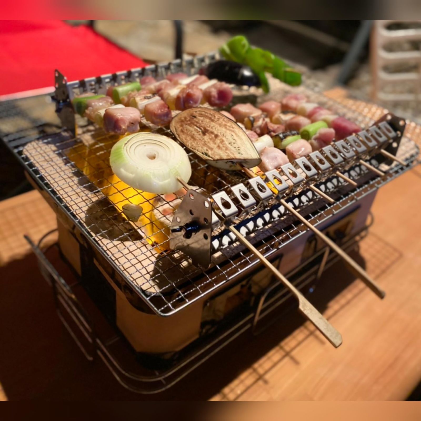 新着商品】焼き鳥 (ネジ部除く）オールステンレス製バーベキュー用