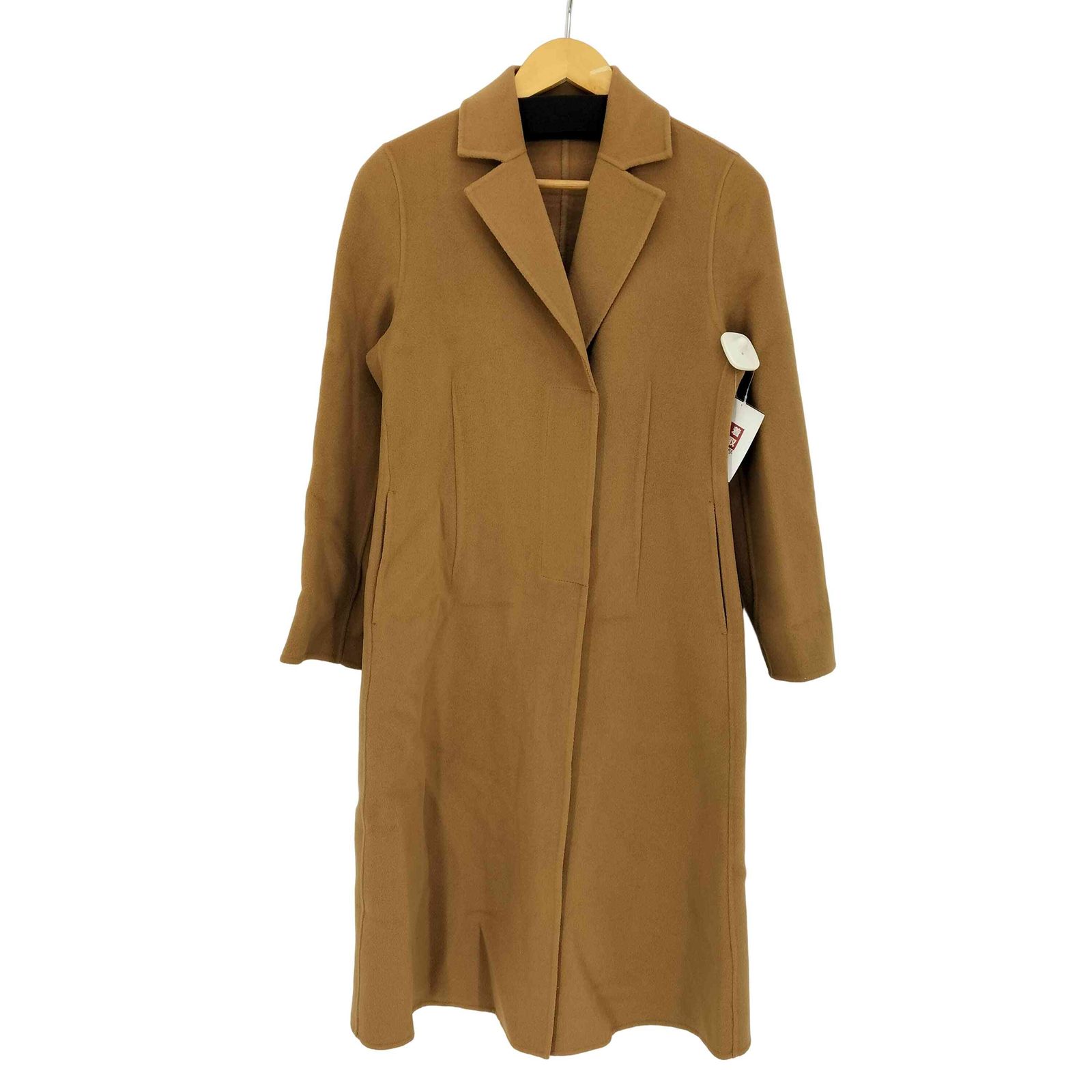 ユーズドフルギ 古着 ICICLE ウールカシミヤ 比翼 チェスターコート レディース JPN 9号