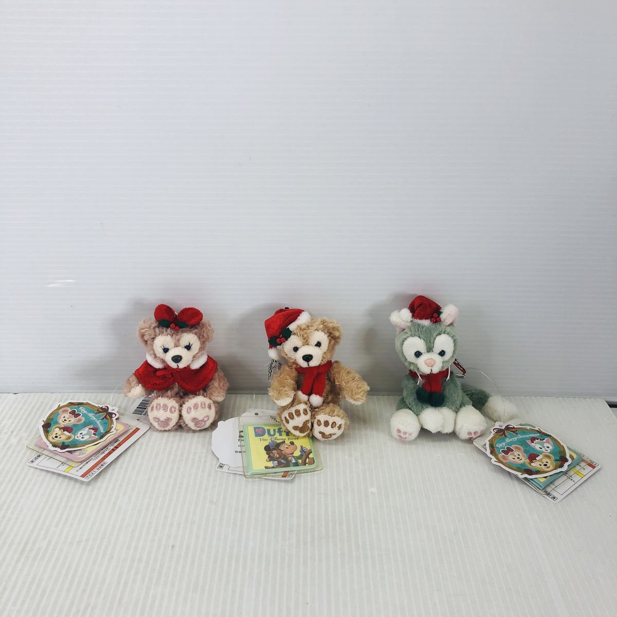 タグ付】ダッフィーフレンズ ぬいぐるみストラップ クリスマス 2016