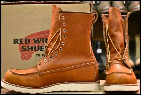 10D 22年 レッドウィング 877 ロング アイリッシュセッター オロレガシー モックトゥ 編み上げ ブーツ redwing HOPESMORE FJ497